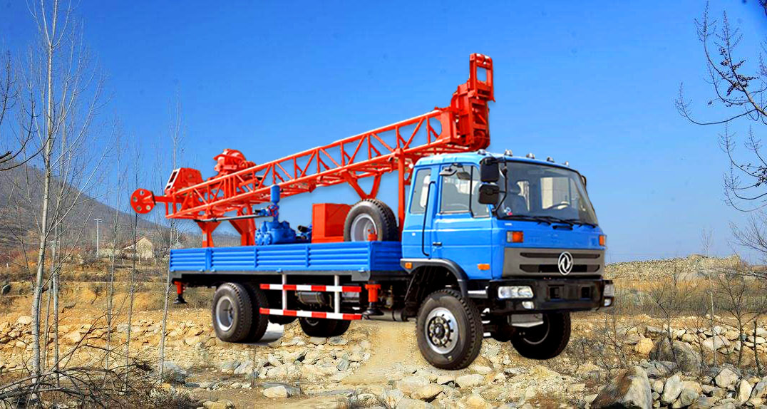 出口型國(guó)三車(chē)載水井鉆機(jī)